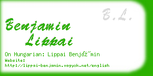 benjamin lippai business card